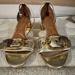 Kurt Geiger Women's Mayfair Embellished Block Heel Sandals - never worn!